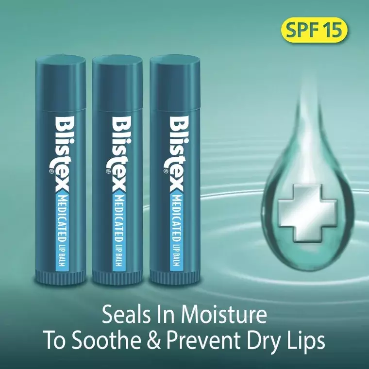 Blistex Medicated Lip Balm SPF 15# 3Pack (4.25gm) Ea