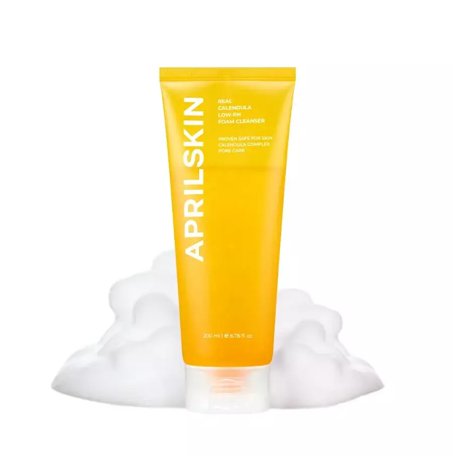 Aprilskin Real Calendula Low pH Foam Cleanser 200g