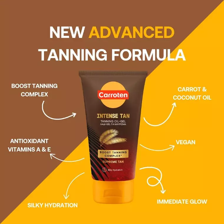 Carroten Intensive Tan Tanning Oil Gel (150ml)