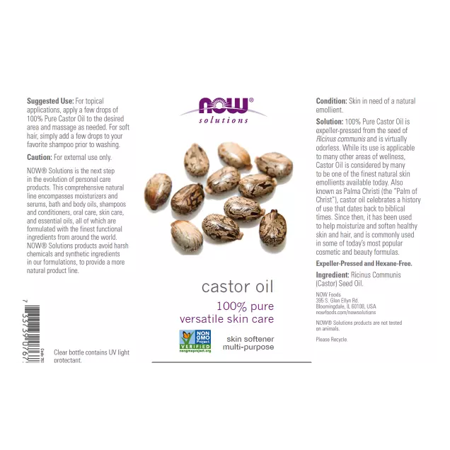 Now Foods Castor Oil 473ml