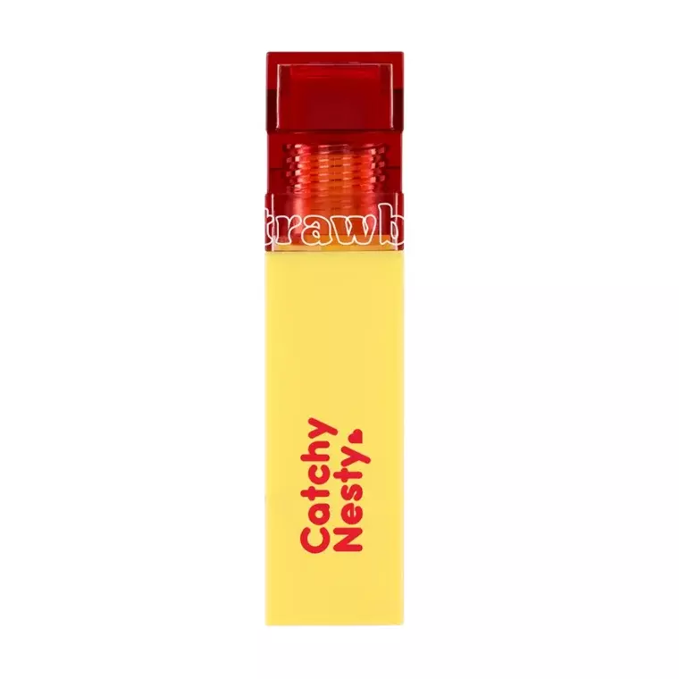 Catchy Nesty Look Choop Lip Glaze #04 Strawberry (3.5gm)