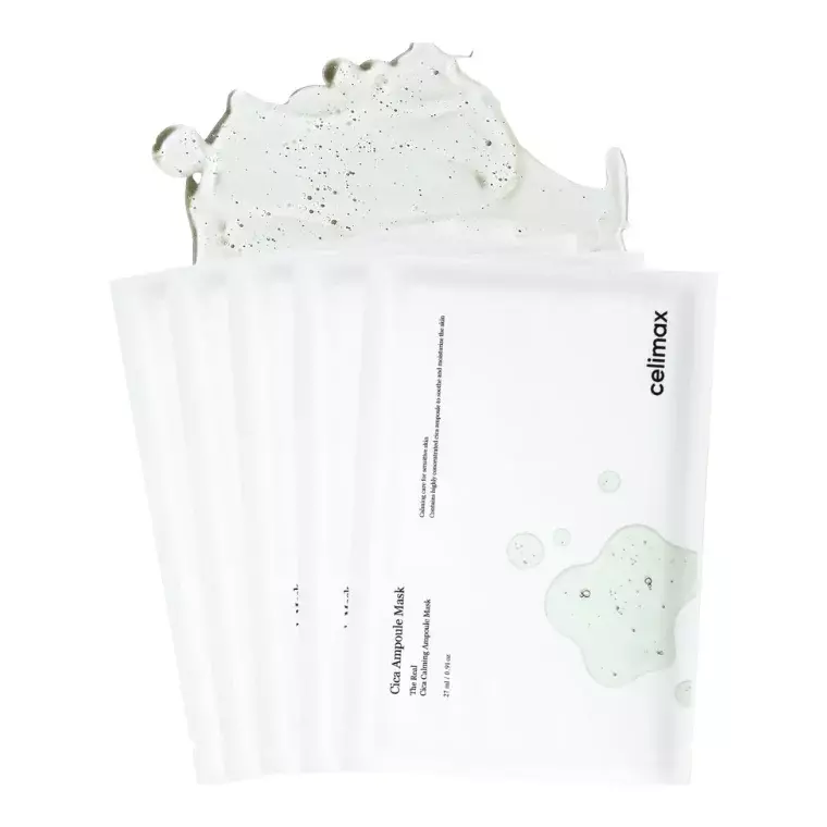 Celimax The Real Cica Calming Ampoule Mask