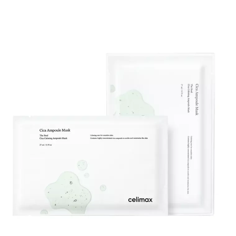 Celimax The Real Cica Calming Ampoule Mask