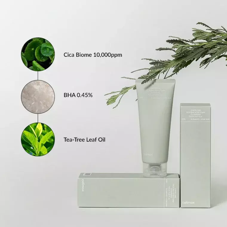 Celimax Ji Woo Gae Cica BHA Acne Foam Cleansing (150ml)