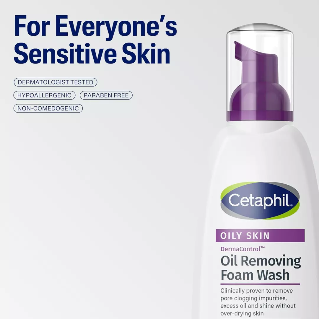 Cetaphil DermaControl Oil Removing Foam Wash (237ml)