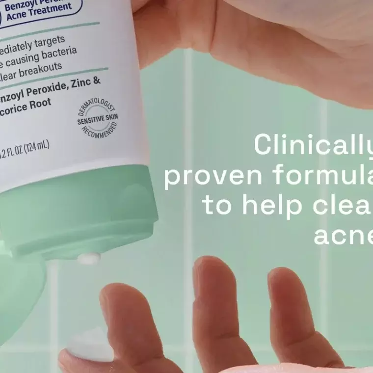 Cetaphil Gentle Clear Complexion‑Clearing Acne Cleanser (124 ml)