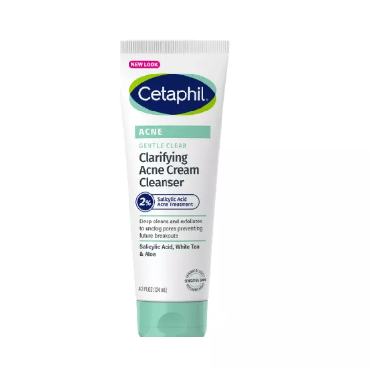 Cetaphil Gentle Clear Complexion‑Clearing Acne Cleanser (124 ml)