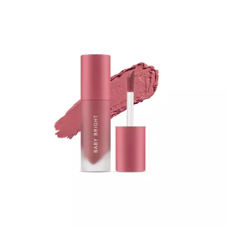 Baby Bright Lip & Cheek Velvet Cherry Blossom #07 Tsubaki (2.4gm)