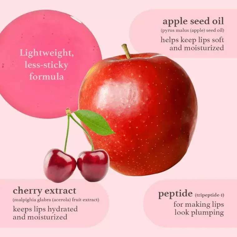 Nooni Hydrating & Plumping Lip Oil #Apple Cherry (3.7ml)