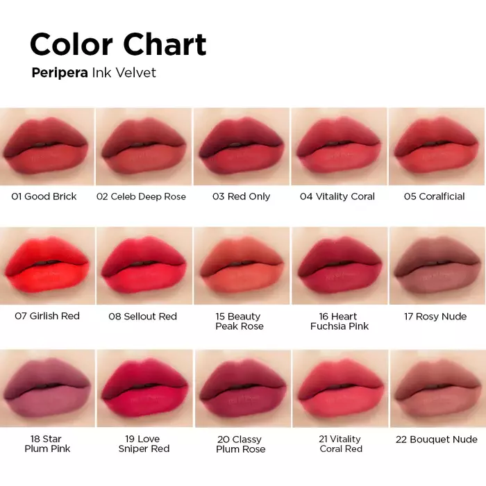 Peripera Ink Velvet Lip Tint #20 CLASSY PLUM ROSE