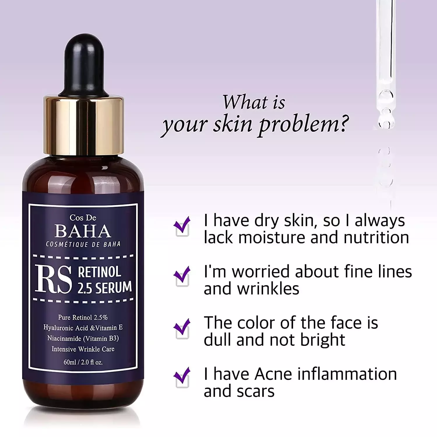 Cos De BAHA Retinol Serum (60ml)
