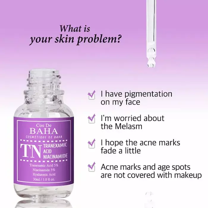 Cos De BAHA Tranexamic Serum (30ml)
