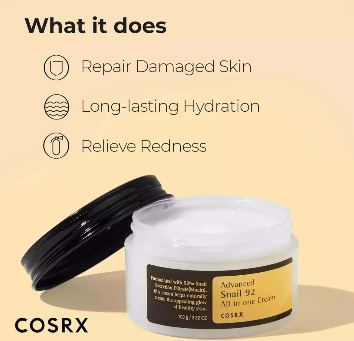 Cosrx Advanced Snail 92 All in One Cream (100g)