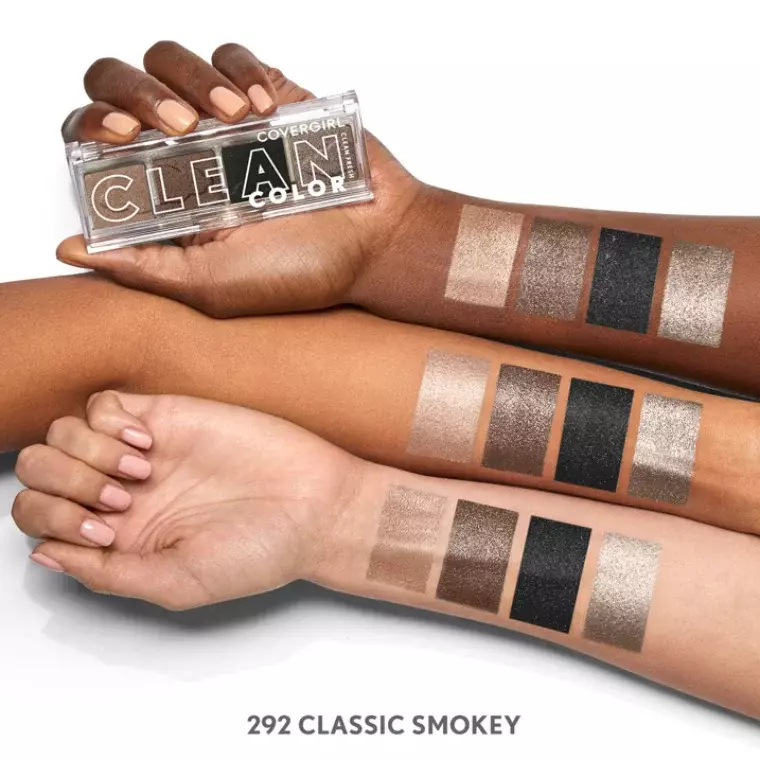 Covergirl Clean Fresh Clean Color Eyeshadow Palette #Classic Smokey (4gm)