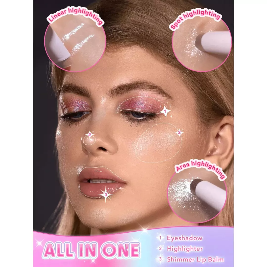 Sheglam Crystal Jelly Glaze Stick - Rosy Gem (3g)