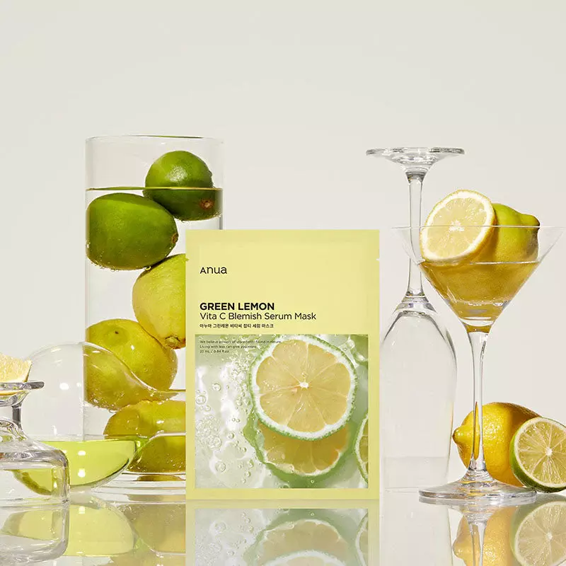 Anua Green Lemon Vita C Blemish Serum Mask (25ml)