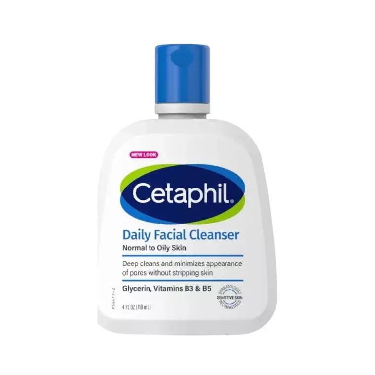 Cetaphil Daily Facial Cleanser Gentle Daily Cleansing Normal to Oily (118ml)