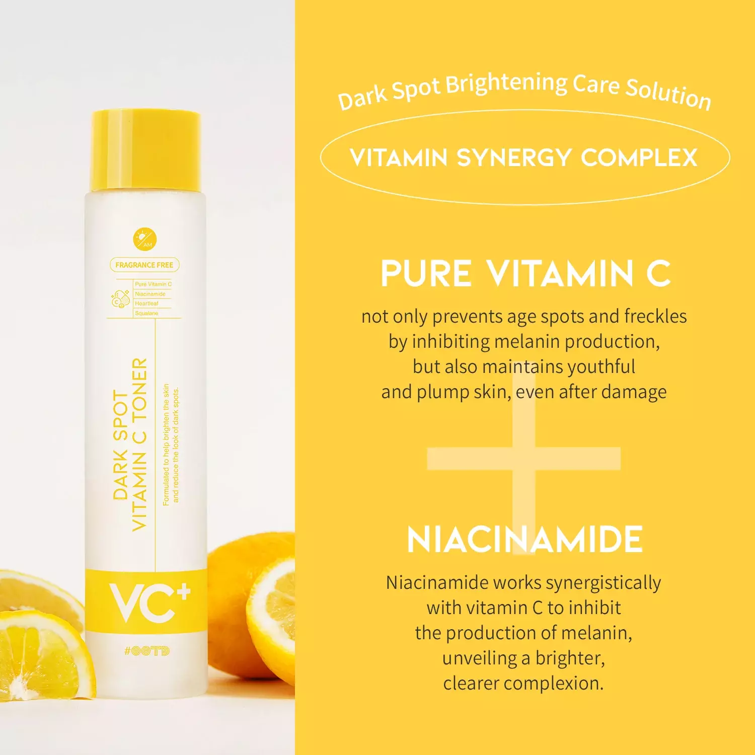 OOTD Dark Spot Vitamin C Toner (250ml)