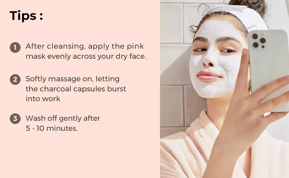 Cosrx Poreless Clarifying Charcoal Mask Pink (110g)