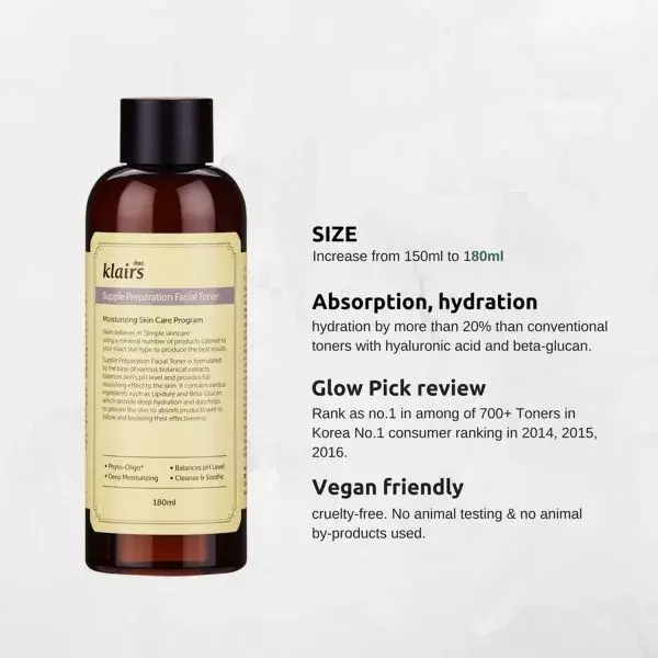 Dear Klairs Supple Preparation Facial Toner