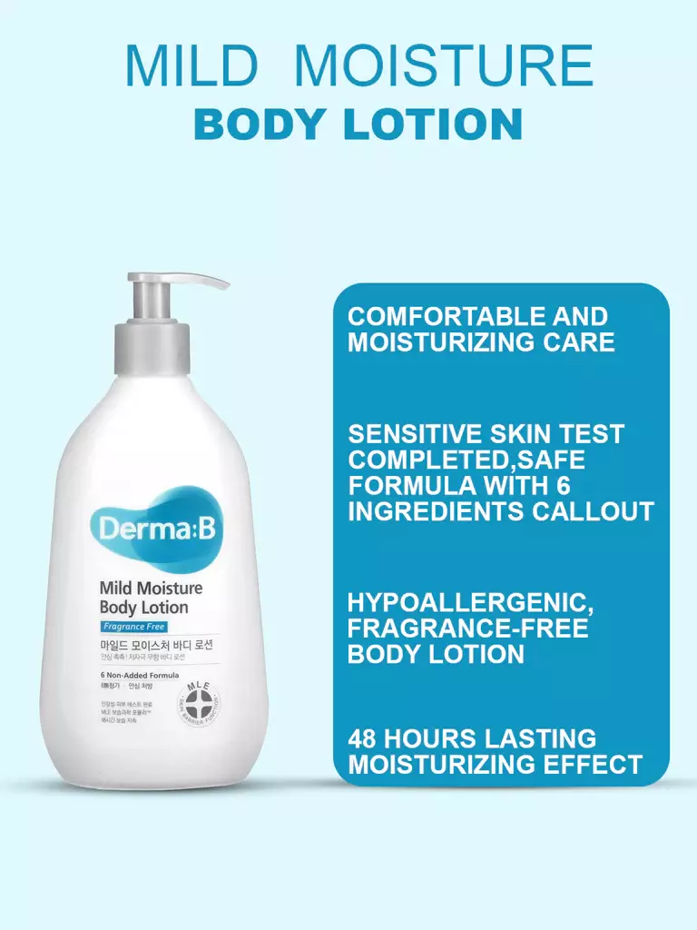Derma:B Mild Moisture Body Lotion