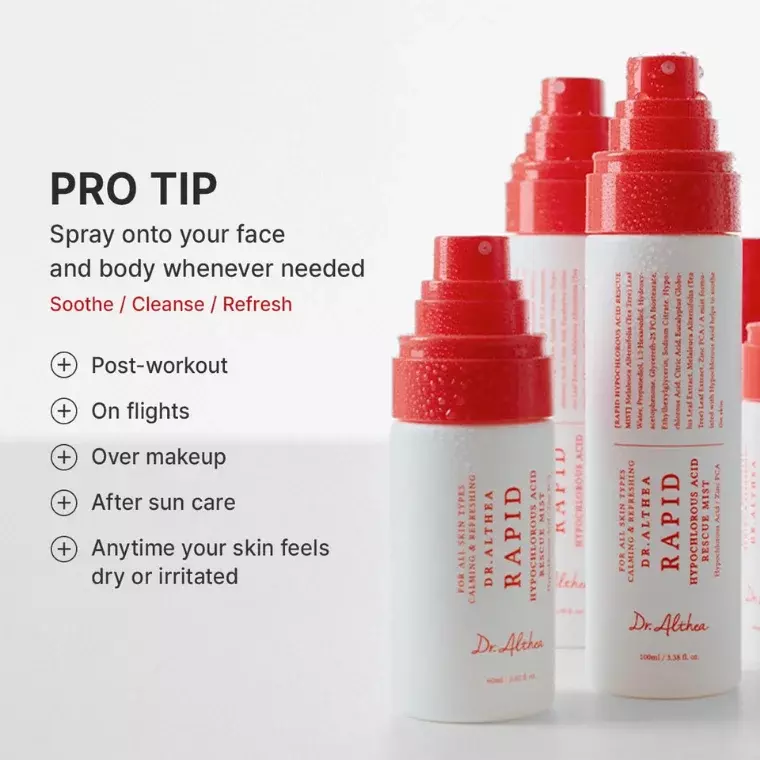 Dr.Althea Rapid Hypochlorous Acid Rescue Mist (100ml)