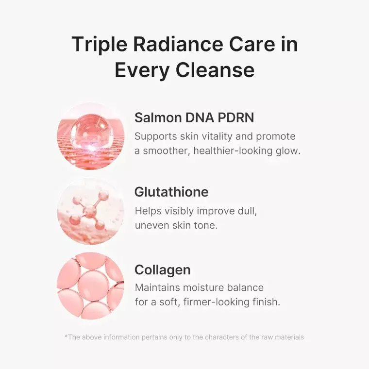 Medicube PDRN Pink Glutathione Capsule Cleansing Foam (120gm)