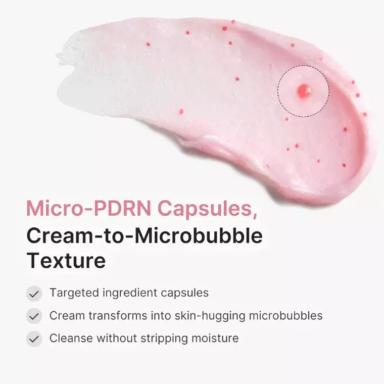 Medicube PDRN Pink Glutathione Capsule Cleansing Foam (120gm)
