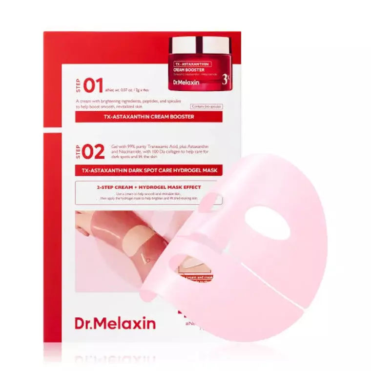 Dr.Melaxin TX-Astaxanthin Cream Booster & Dark Spot Care Hydrogel Mask (34gm)