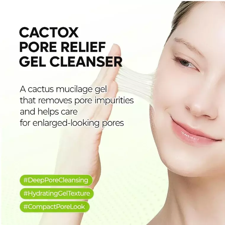 Dr.Melaxin Cactox Pore Relief Gel Cleanser (120ml)