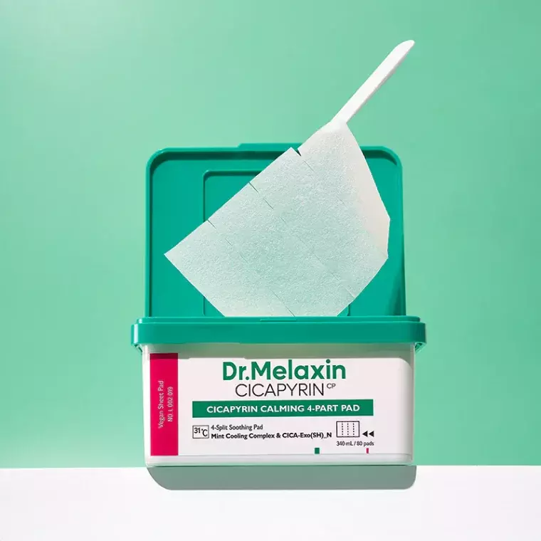Dr.Melaxin Cicapyrin Calming 4-Part Pads 80 pads (340ml)