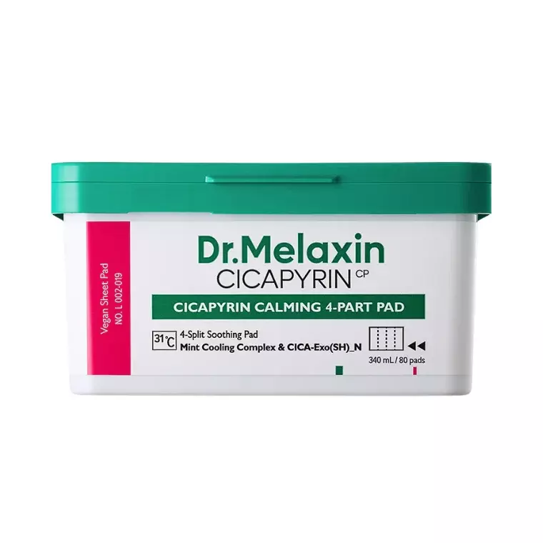 Dr.Melaxin Cicapyrin Calming 4-Part Pads 80 pads (340ml)