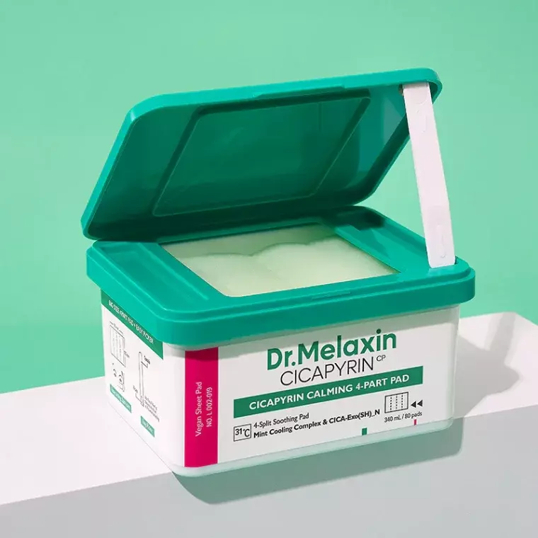 Dr.Melaxin Cicapyrin Calming 4-Part Pads 80 pads (340ml)
