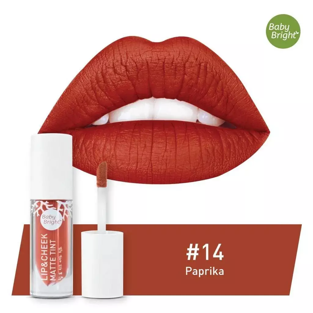 Baby Bright Lip & Cheek Matte Tint #14 PAPRIKA (2.4g)