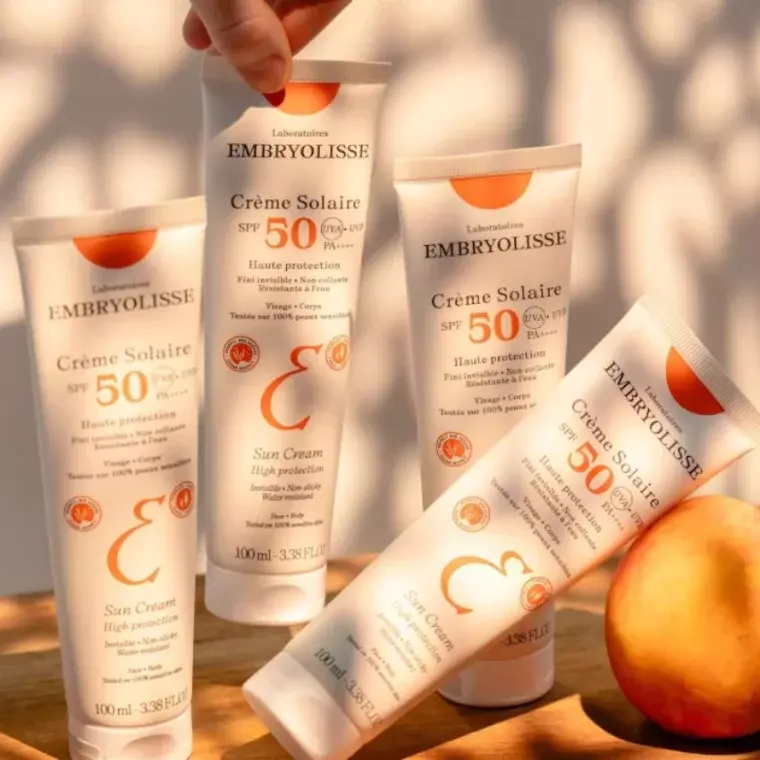 Embryolisse Crème Solaire High Protection Sun Cream SPF 50 (100ml)