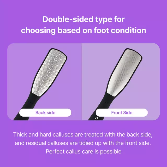 Baren Callus Remover Magic Stainless Pro Double Sided Foot File (109g)