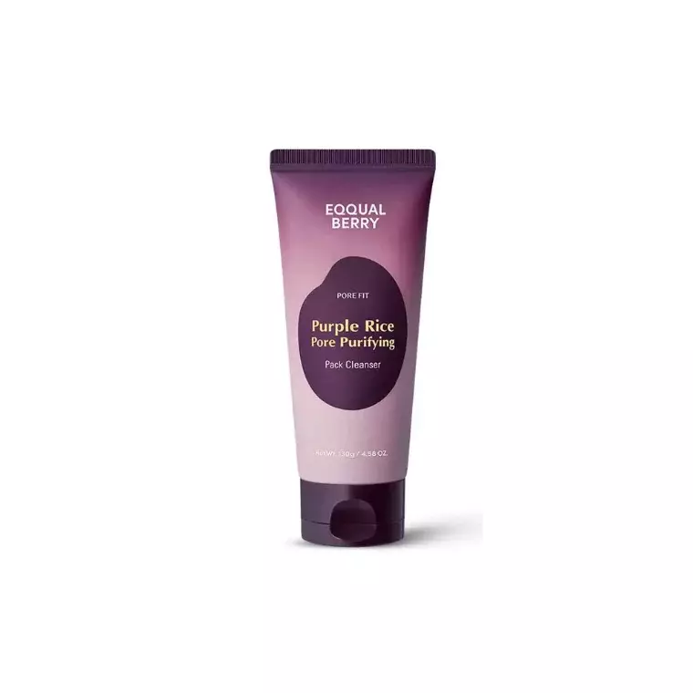 Eqqualbeery Purple Rice Pore Purifying Pack Cleanser (130gm)
