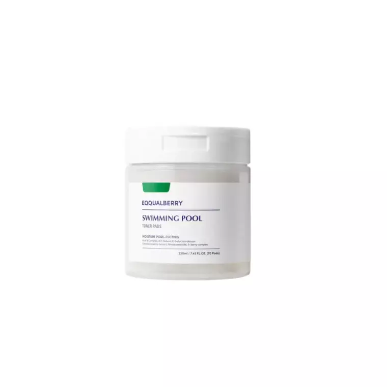 Eqqualbeery Vegan Swimming Pool Toner Pads 70 Pads (220ml)