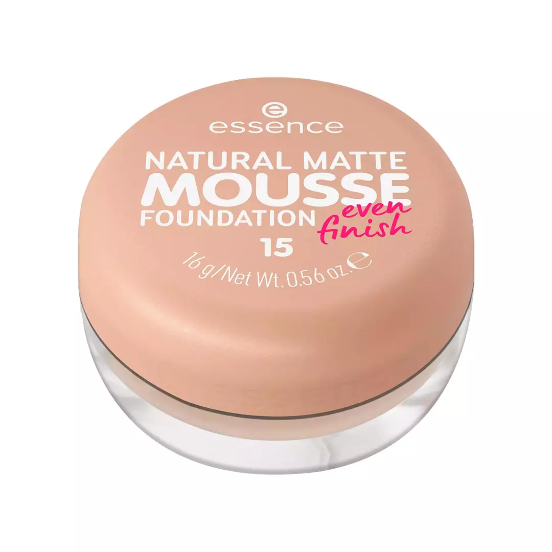 Essence Natural Matte Mousse Foundation – 15 (16g)