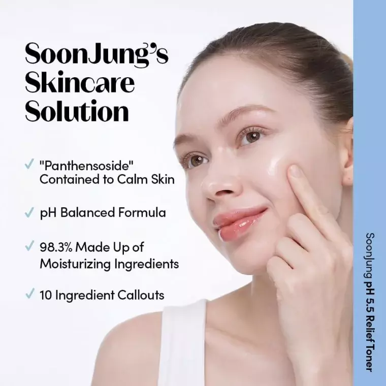 Etude House SoonJung pH 5.5 Relief Toner (500ml)