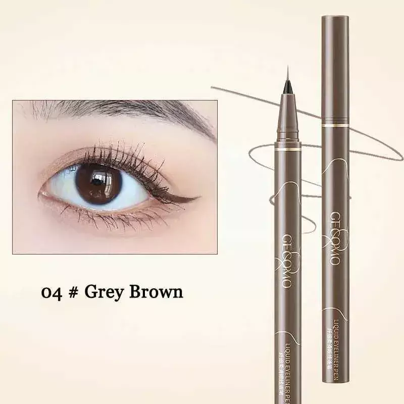 Gecomo Liquid Eyeliner Pen - #4 Gray Brown (1m)