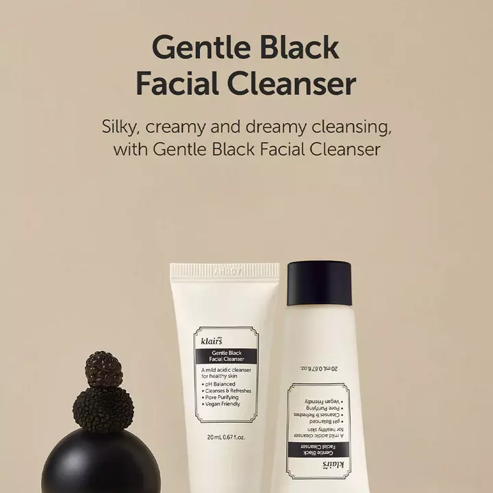 Dear Klairs Gentle Black Facial Cleanser Mini (20ml)