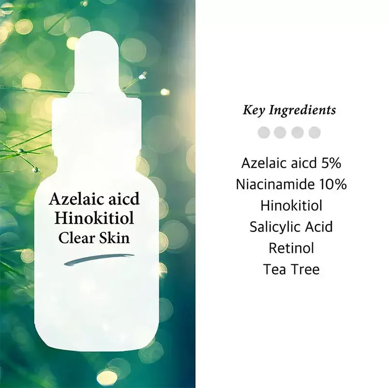 Cos De BAHA Azelaic Acid 5% Hinokitiol Clear Skin Serum (30ml)
