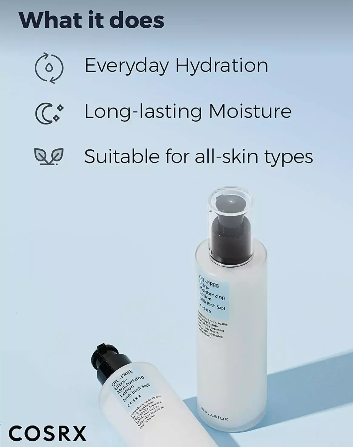 Cosrx Oil-Free Ultra-Moisturizing Lotion with Birch Sap (100ml)