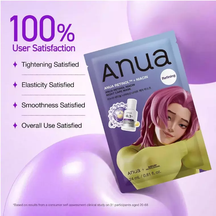 Anua Retinol Niacin Night Care Mask (24ml)