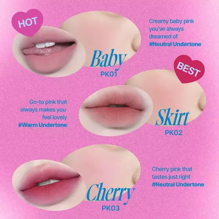 Fwee Lip & Cheek Blurry Pudding Pot #PK03 Cherry (5gm)