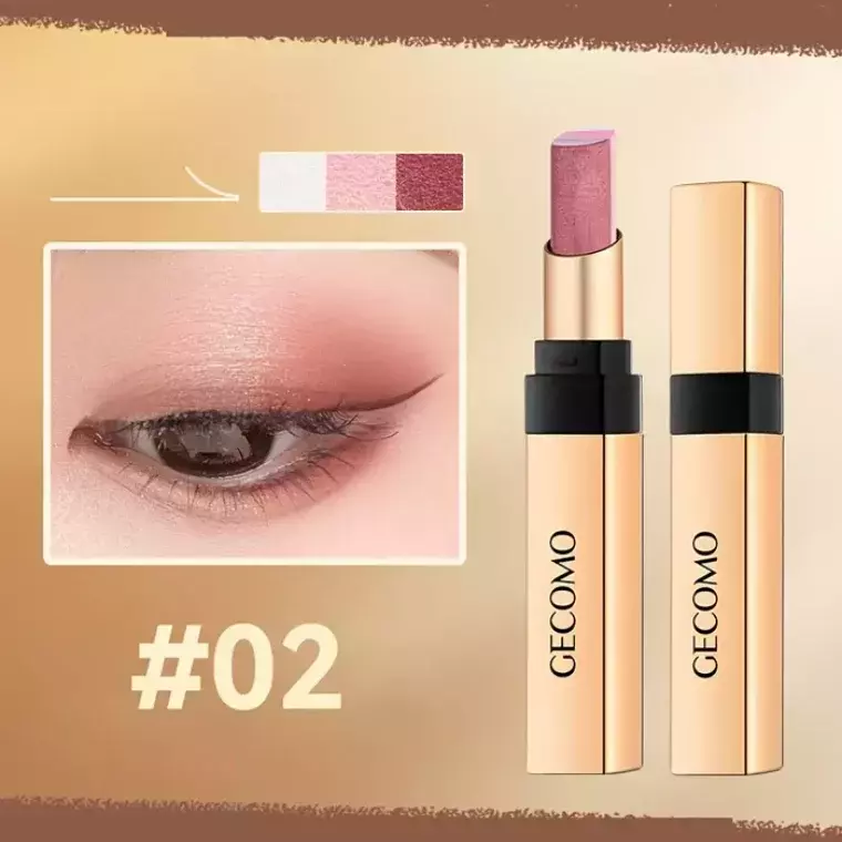 Gecomo 3 Color Gradient Eye Shadow Stick #02 (3gm)
