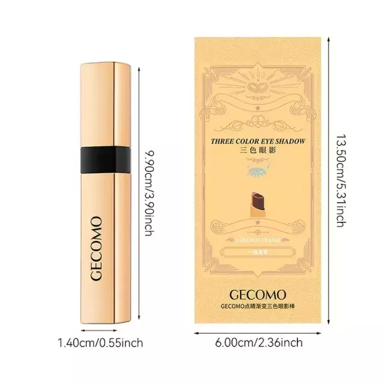Gecomo 3 Color Gradient Eye Shadow Stick #02 (3gm)