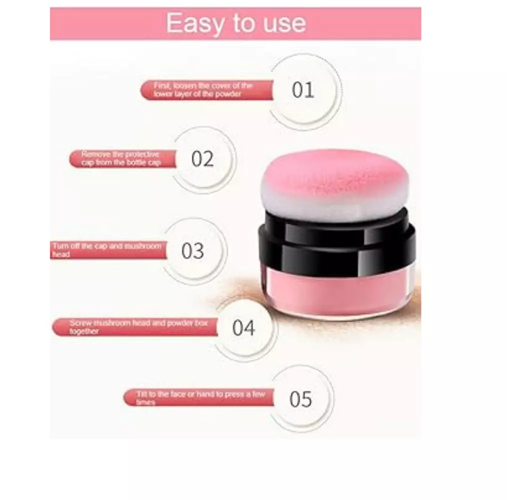 Buy GECOMO Cloud Soft Blush Powder 02 Orange-Pink Glow