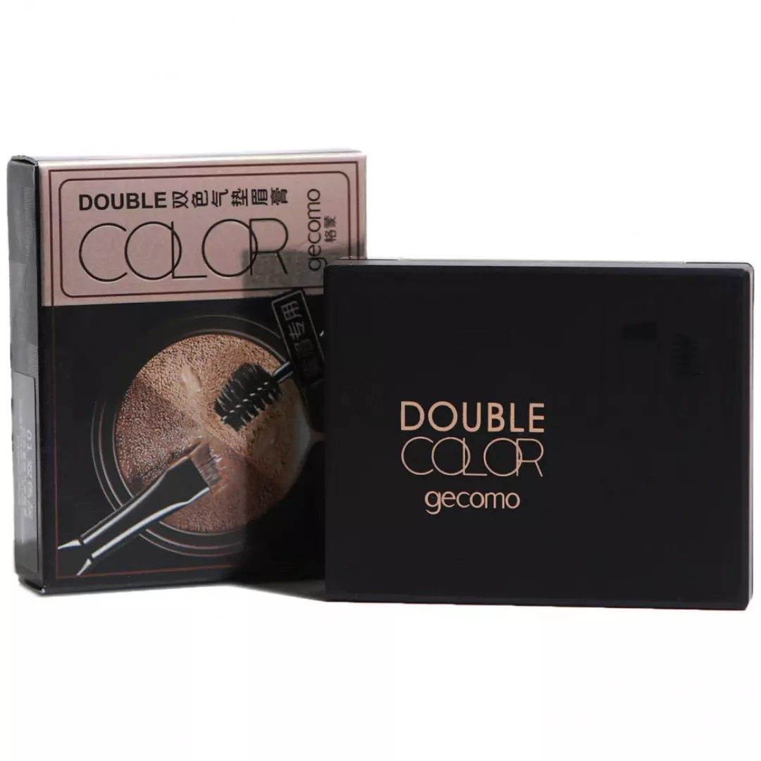 Gecomo Double Color Matte Cushion Brow Gel# 01 Two-Tone Gray (3g)